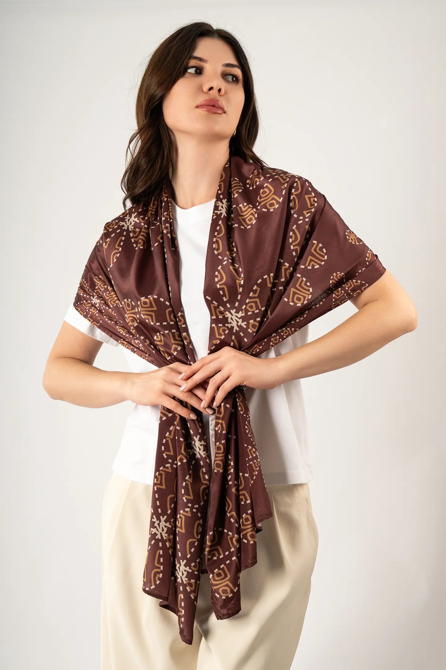 Fusion Artistry Silk Scarf