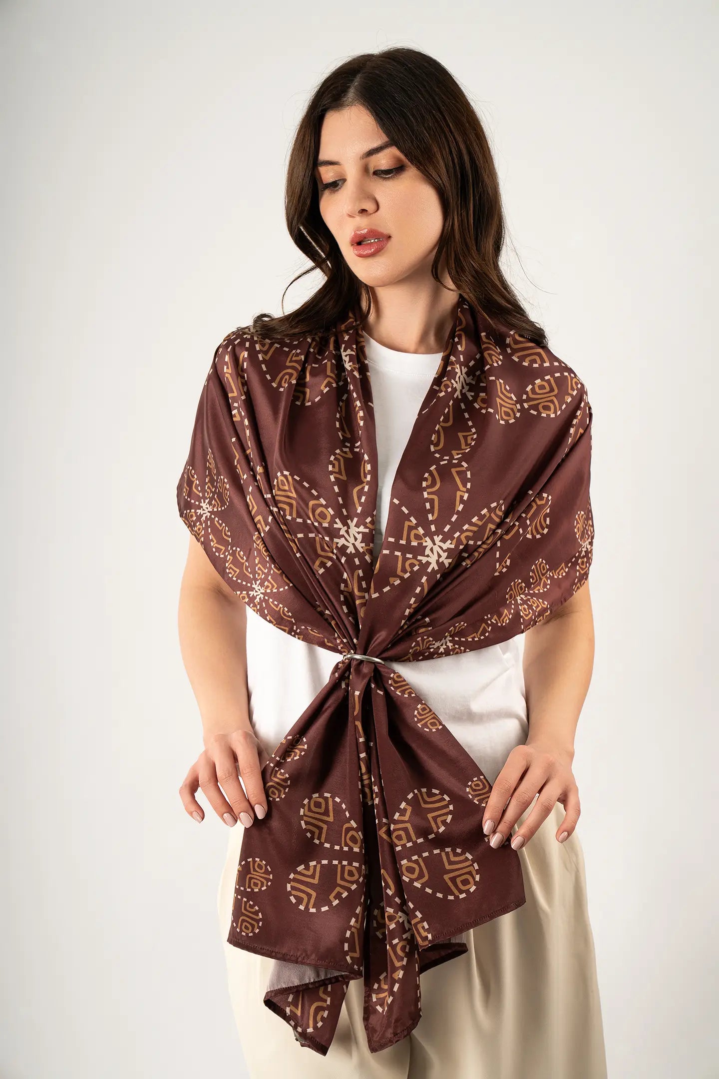 Fusion Artistry Silk Scarf