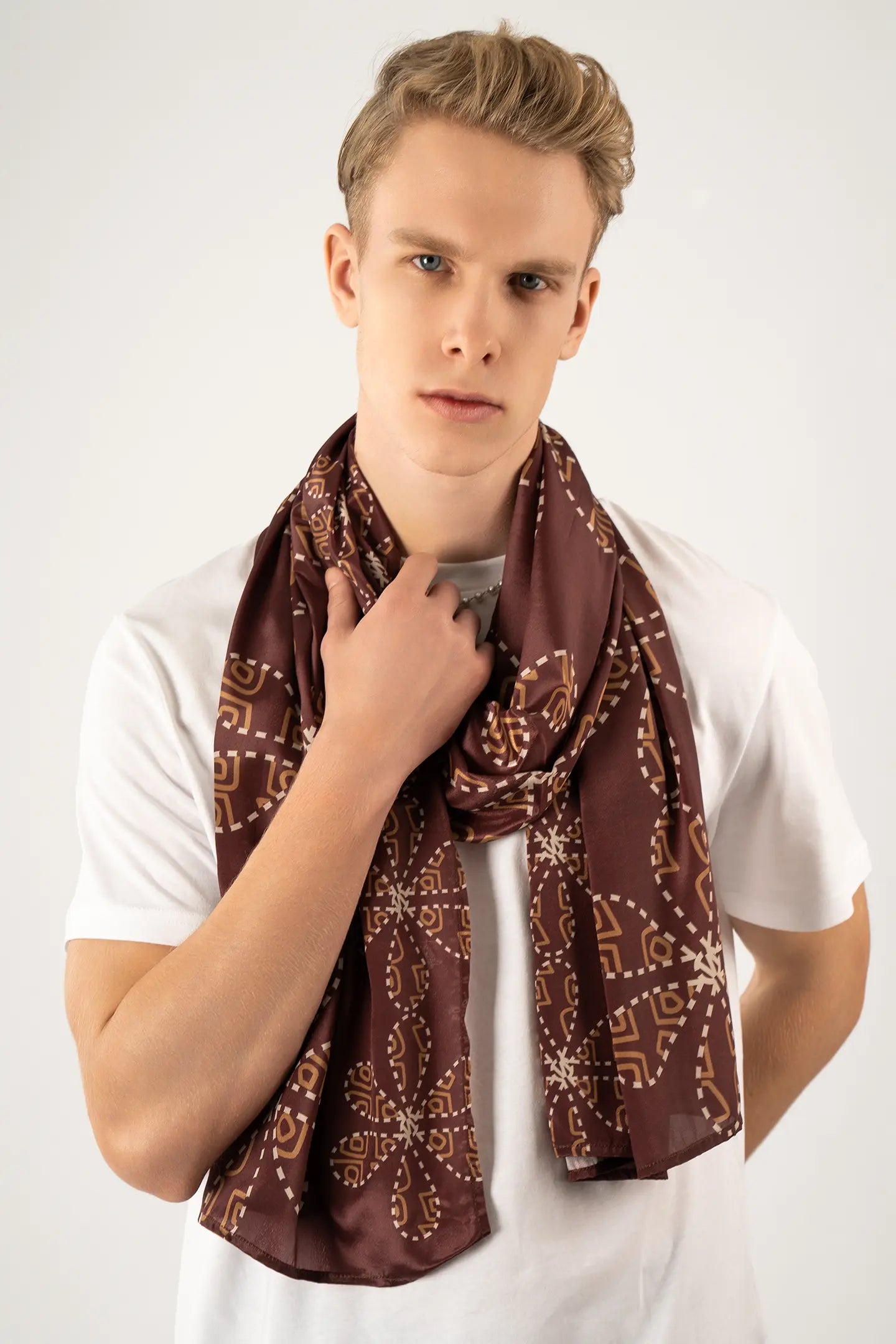Fusion Artistry Silk Scarf
