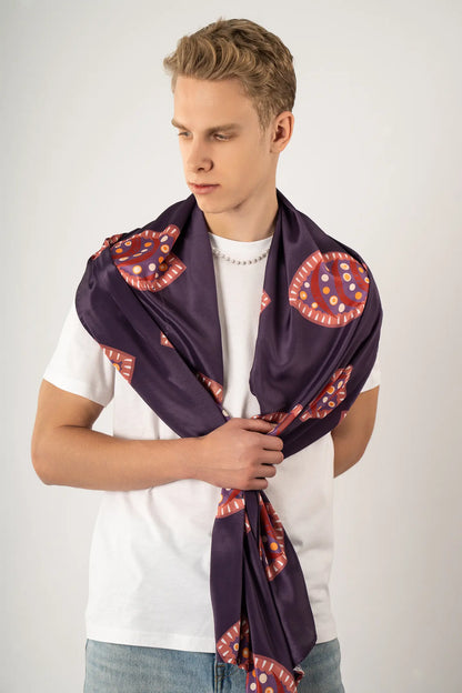 Kalamkari Tales Silk Scarf